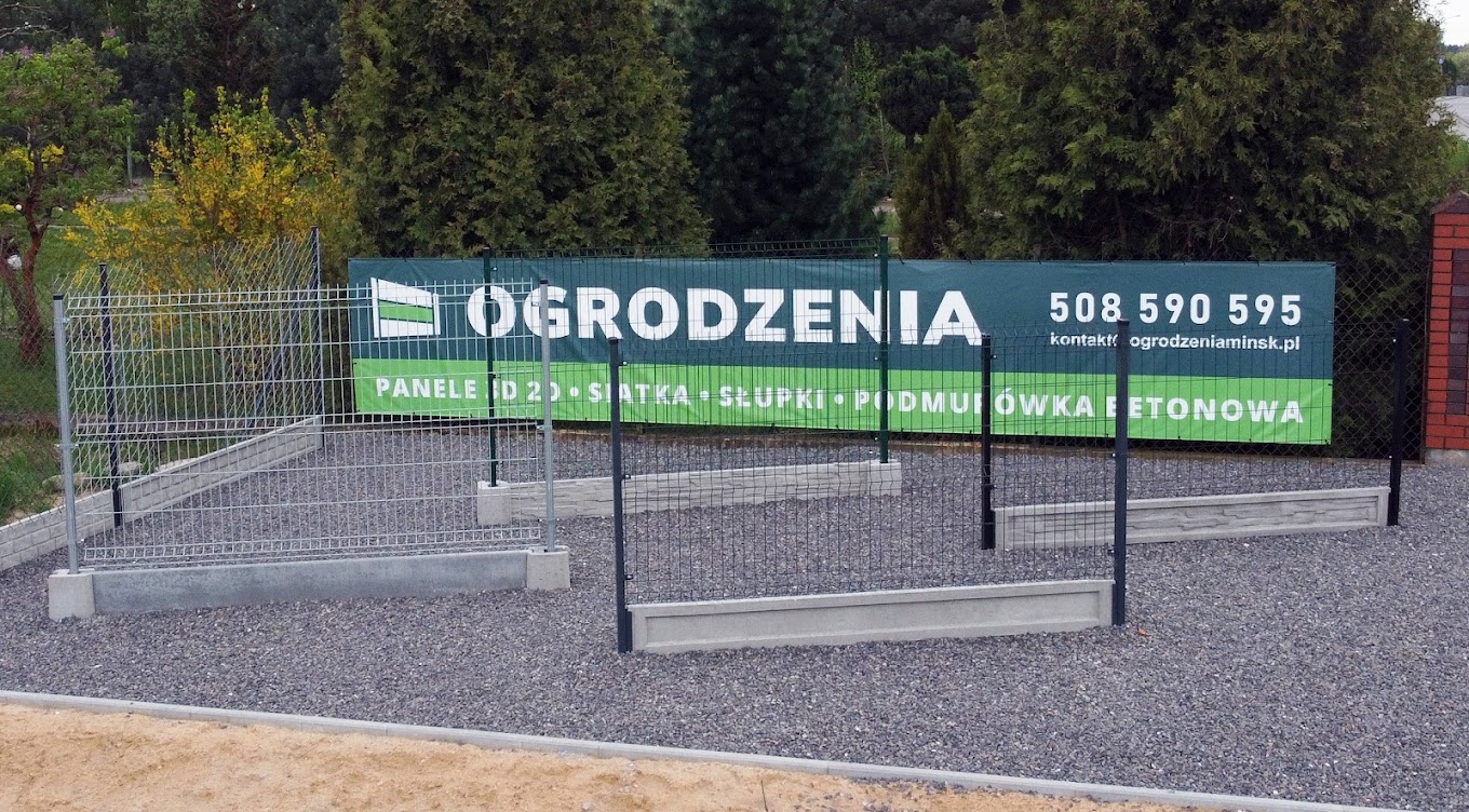 Punkt sprzedaży - wystawka ogrodzeń na Gliniaku