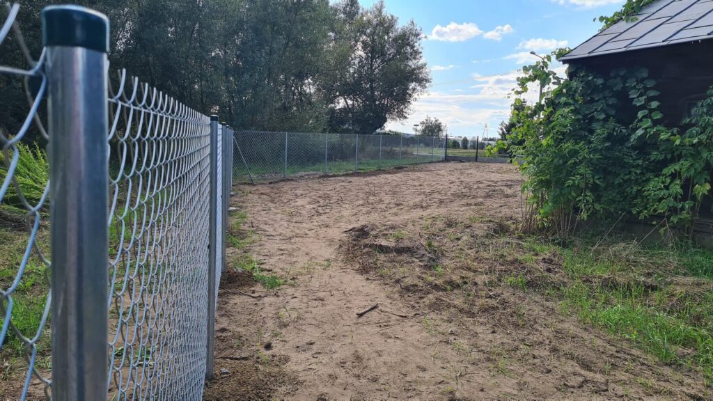 Ogrodzenie z siatki Całowanie – widok ogólny